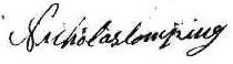 Nicholas' signature